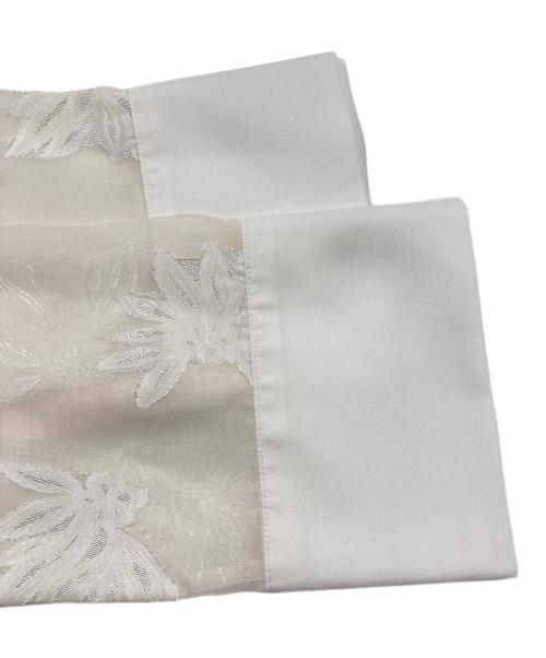 CAPRICIEUX LE'MAGE（カプリシューレマージュ）CAPRICIEUX LE'MAGE (カプリシューレマージュ) バンドカラーワンピース アイボリー サイズ:Free 未使用品の古着・服飾アイテム