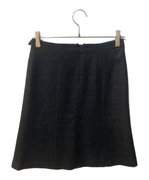 UNTITLED（アンタイトル）UNTITLED (アンタイトル) ツイードジャケットセットアップ ブラック サイズ:1の古着・服飾アイテム