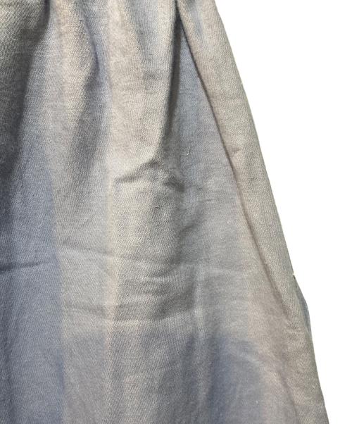 HUMAN WOMAN（ヒューマンウーマン）HUMAN WOMAN (ヒューマンウーマン) コットンヘンプサテンボリュームボックスタックスカート ブルー サイズ:Mの古着・服飾アイテム