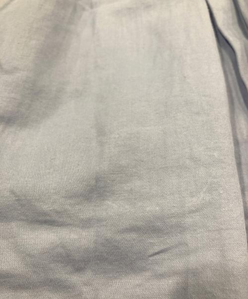 HUMAN WOMAN（ヒューマンウーマン）HUMAN WOMAN (ヒューマンウーマン) コットンヘンプサテンボリュームボックスタックスカート ブルー サイズ:Mの古着・服飾アイテム