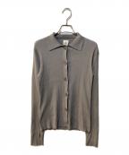 6(ROKU) BEAUTY&YOUTHロク ビューティーアンドユース）の古着「リブシャツカーディガン」｜ベージュ