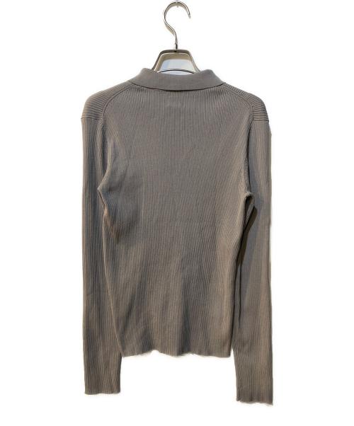 6(ROKU) BEAUTY&YOUTH（ロク ビューティーアンドユース）6(ROKU) BEAUTY&YOUTH (ロク ビューティーアンドユース) リブシャツカーディガン ベージュ サイズ:Freeの古着・服飾アイテム