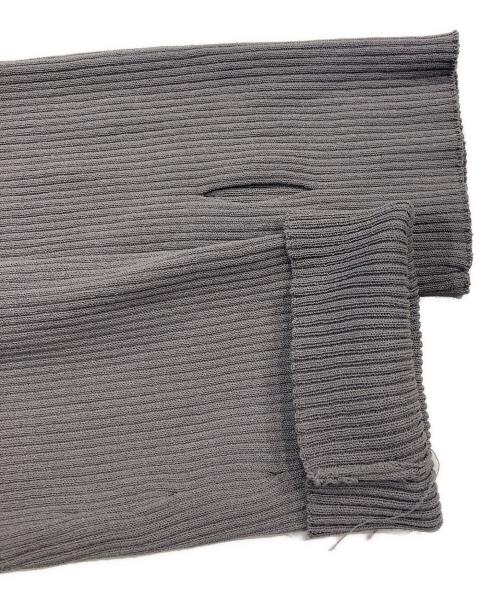 6(ROKU) BEAUTY&YOUTH（ロク ビューティーアンドユース）6(ROKU) BEAUTY&YOUTH (ロク ビューティーアンドユース) リブシャツカーディガン ベージュ サイズ:Freeの古着・服飾アイテム