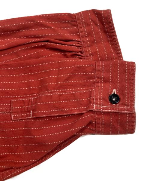 SUGAR CANE（シュガーケーン）SUGAR CANE (シュガーケーン) FICTION ROMANCE 8.5oz. RED WABASH STRIPE WORK SHIRT レッド サイズ:15.5の古着・服飾アイテム
