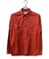 SUGAR CANE（シュガーケーン）の古着「FICTION ROMANCE 8.5oz. RED WABASH STRIPE WORK SHIRT」｜レッド