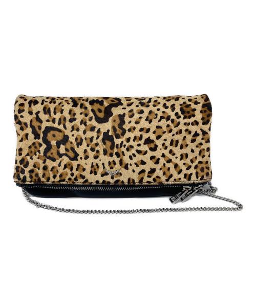 Zadig&Voltaire（ザディグエヴォルテール）Zadig&Voltaire (ザディグエヴォルテール) ハラコショルダーバッグ ブラウンの古着・服飾アイテム