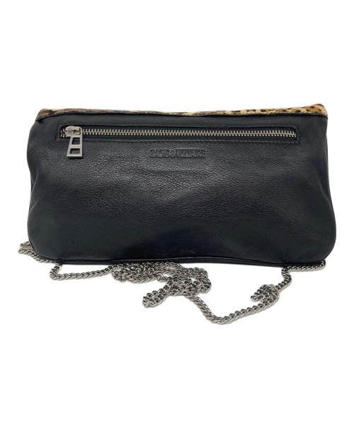 Zadig&Voltaire（ザディグエヴォルテール）Zadig&Voltaire (ザディグエヴォルテール) ハラコショルダーバッグ ブラウンの古着・服飾アイテム