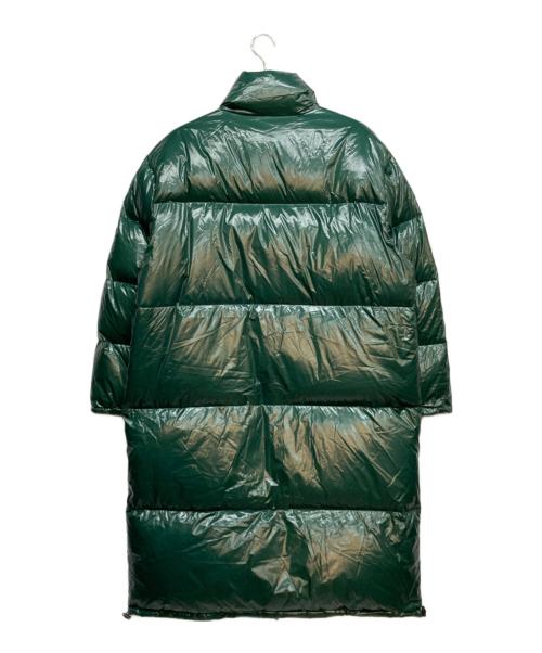 Stand Studio（スタンド スタジオ）Stand Studio (スタンド スタジオ) Black Madelina Gloss Nylon Long Down Coat グリーン サイズ:42の古着・服飾アイテム