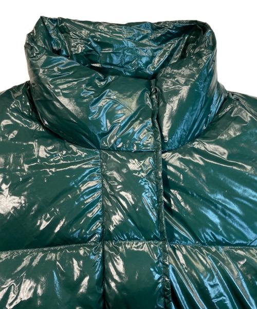Stand Studio（スタンド スタジオ）Stand Studio (スタンド スタジオ) Black Madelina Gloss Nylon Long Down Coat グリーン サイズ:42の古着・服飾アイテム