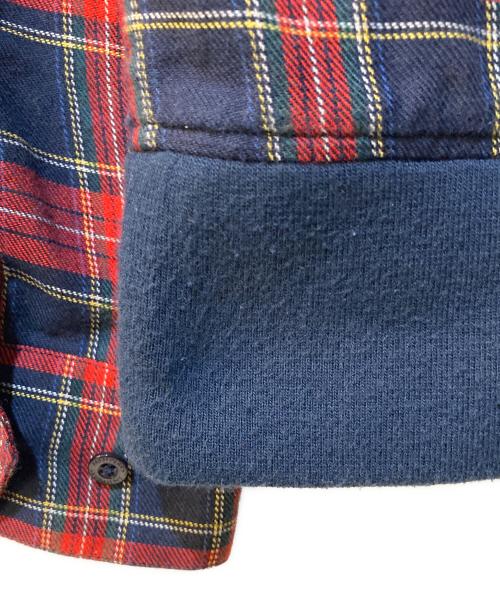 FRED PERRY（フレッドペリー）FRED PERRY (フレッドペリー) ハリントンシャツジャケット レッド サイズ:Mの古着・服飾アイテム