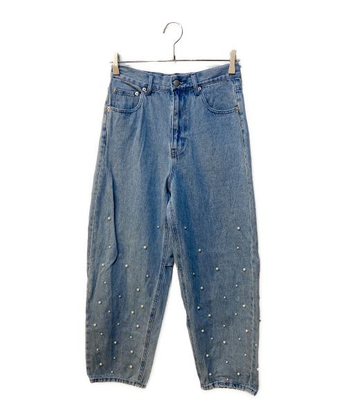SLOBE IENA（スローブ イエナ）SLOBE IENA (スローブ イエナ) パールドットデニム インディゴ サイズ:36の古着・服飾アイテム