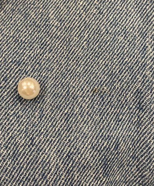 SLOBE IENA（スローブ イエナ）SLOBE IENA (スローブ イエナ) パールドットデニム インディゴ サイズ:36の古着・服飾アイテム