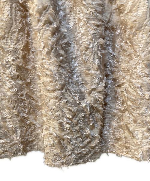 SALON adam et rope'（サロンアダムエロペ）SALON adam et rope' (サロンアダムエロペ) フラワージャガードキャミソール ベージュ サイズ:Freeの古着・服飾アイテム