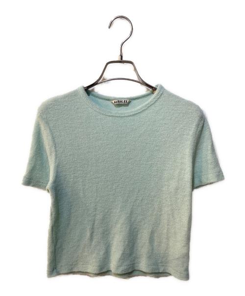 AURALEE（オーラリー）AURALEE (オーラリー) WASHABLE WOOL PILE TEE グリーン サイズ:1の古着・服飾アイテム