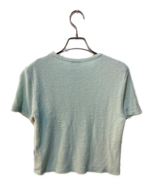 AURALEE（オーラリー）AURALEE (オーラリー) WASHABLE WOOL PILE TEE グリーン サイズ:1の古着・服飾アイテム