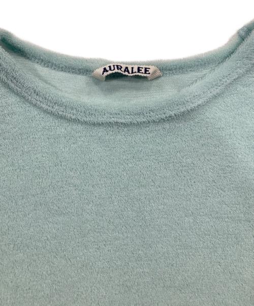 AURALEE（オーラリー）AURALEE (オーラリー) WASHABLE WOOL PILE TEE グリーン サイズ:1の古着・服飾アイテム