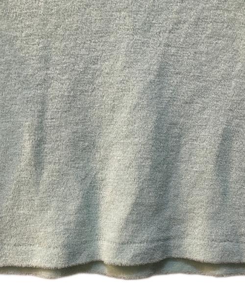 AURALEE（オーラリー）AURALEE (オーラリー) WASHABLE WOOL PILE TEE グリーン サイズ:1の古着・服飾アイテム