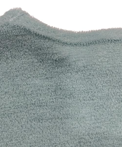 AURALEE（オーラリー）AURALEE (オーラリー) WASHABLE WOOL PILE TEE グリーン サイズ:1の古着・服飾アイテム