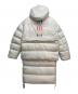 adidas (アディダス) KITH (キス) ダウンコート ホワイト サイズ:L：18000円