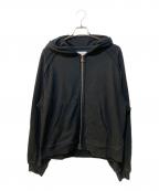 MAISON SPECIALメゾンスペシャル）の古着「Prime-Over Sweat Zip Hoodie」｜ブラック