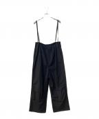ETREエトレ）の古着「デザインストラップボリュームサスパンツ」｜ネイビー