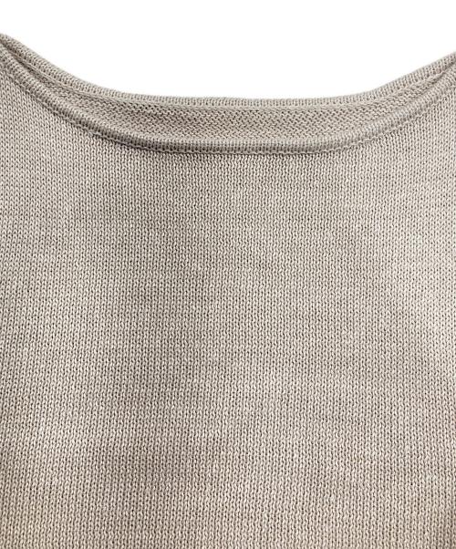 ETRE（エトレ）ETRE (エトレ) リネンロングニットワンピース ベージュ サイズ:Free 未使用品の古着・服飾アイテム