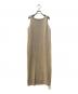 ETRE（エトレ）の古着「リネンロングニットワンピース」｜ベージュ