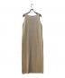 ETRE (エトレ) リネンロングニットワンピース ベージュ サイズ:Free 未使用品：15000円