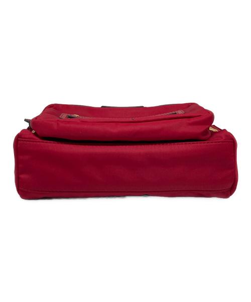 ANYA HINDMARCH（アニヤ・ハインドマーチ）ANYA HINDMARCH (アニヤハインドマーチ) ナイロンクロスボディバック レッドの古着・服飾アイテム