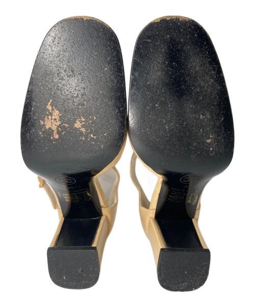 CHANEL（シャネル）CHANEL (シャネル) ココマークバイカラーパンプス ベージュ サイズ:35の古着・服飾アイテム