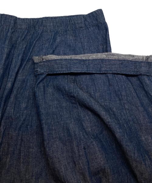 GRANDMA MAMA DAUGHTER（グランマママドーター）GRANDMA MAMA DAUGHTER (グランマママドーター) C/Lデニムイージーコクーンパンツ インディゴの古着・服飾アイテム