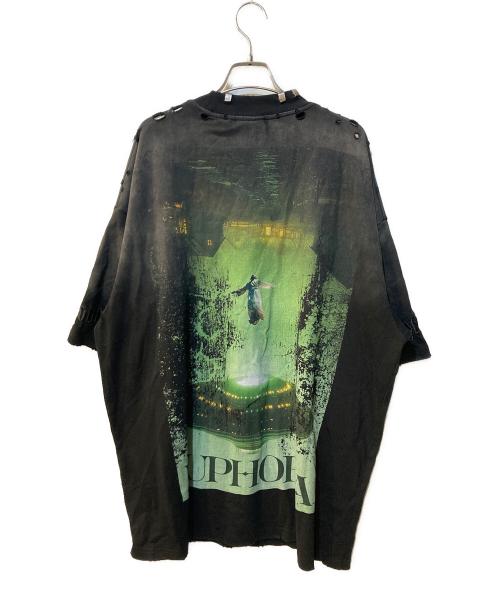 T.C.R DISTINY（テイーシーアールデスティニー）T.C.R DISTINY (テイーシーアールデスティニー) T.C.R NUPHORIA S/S TEE ブラック サイズ:2 未使用品の古着・服飾アイテム