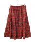 TAO COMME des GARCONS（タオ コムデギャルソン）の古着「ティアードチェックスカート」｜レッド