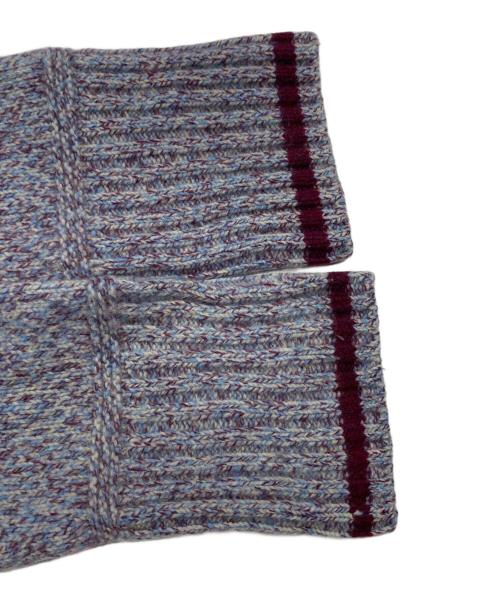 MACPHEE（マカフィー）MACPHEE (マカフィー) ファインラムズウール タートルネックプルオーバー パープル サイズ:Sの古着・服飾アイテム