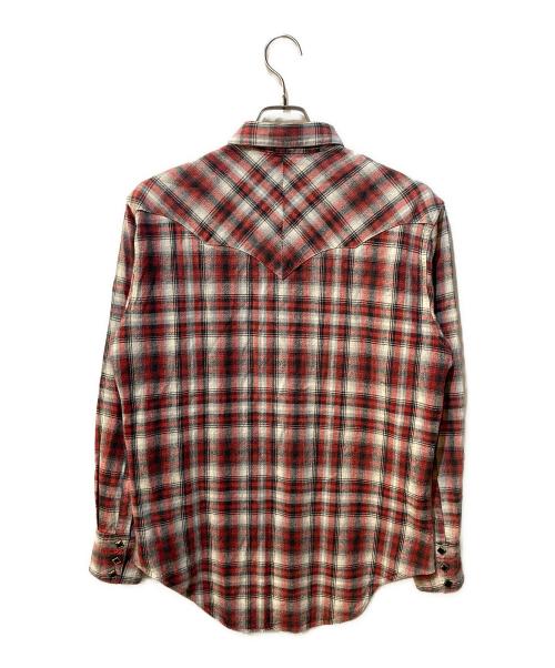 SUGAR CANE（シュガーケーン）SUGAR CANE (シュガーケーン) チェックシャツ レッド サイズ:Lの古着・服飾アイテム