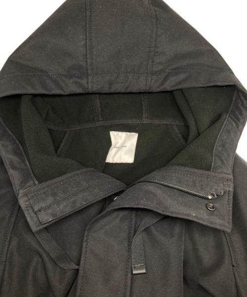 Spick and Span（スピック＆スパン）Spick and Span (スピックアンドスパン) ボンディング フーデッド コート ブラック サイズ:36の古着・服飾アイテム