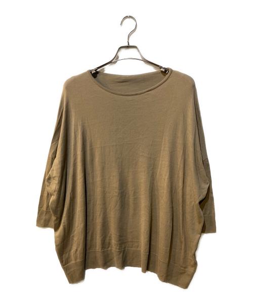 MUSE de Deuxieme Classe（ミューズ ドゥーズィエム クラス）MUSE de Deuxieme Classe (ミューズ ドゥーズィエム クラス) SUVINコットンボートワイドプルオーバー ブラウン サイズ:Freeの古着・服飾アイテム