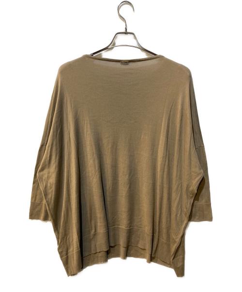 MUSE de Deuxieme Classe（ミューズ ドゥーズィエム クラス）MUSE de Deuxieme Classe (ミューズ ドゥーズィエム クラス) SUVINコットンボートワイドプルオーバー ブラウン サイズ:Freeの古着・服飾アイテム