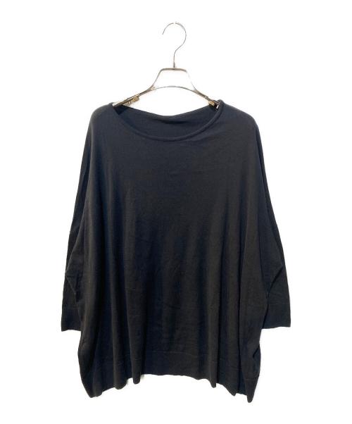 MUSE de Deuxieme Classe（ミューズ ドゥーズィエム クラス）MUSE de Deuxieme Classe (ミューズ ドゥーズィエム クラス) SUVINコットン ボートワイド プルオーバー ブラック サイズ:Freeの古着・服飾アイテム