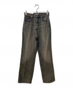 CLANEクラネ）の古着「RING DENIM PANTS」｜グレー