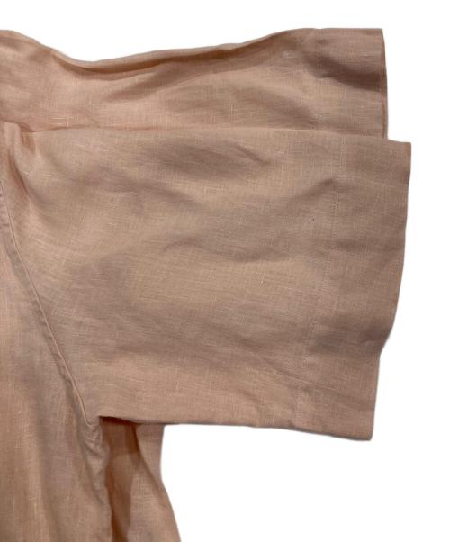 MARGARET HOWELL（マーガレットハウエル）MARGARET HOWELL (マーガレットハウエル) バンドカラーシャツ ピンク サイズ:2の古着・服飾アイテム