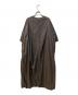 KAGURE (カグレ) 7分袖ワンピース ブラウン サイズ:Free：5000円
