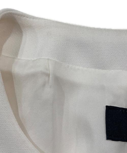 theory（セオリー）theory (セオリー) ノーカラージャケット ホワイト サイズ:2の古着・服飾アイテム