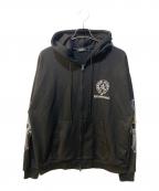 A'gemエージェム）の古着「ジップパーカー」｜ブラック