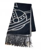 Vivienne Westwoodヴィヴィアンウエストウッド）の古着「リバーシブルマフラー」｜ブラック×グレー