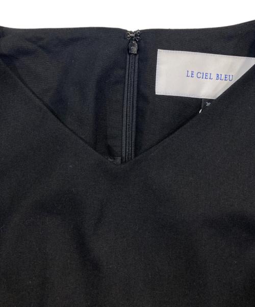 LE CIEL BLEU（ルシェルブルー）LE CIEL BLEU (ルシェルブルー) バックリボンマキシドレス ブラック サイズ:38 未使用品の古着・服飾アイテム