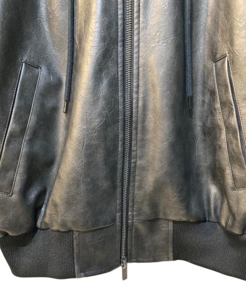 adidas（アディダス）adidas (アディダス) Adilenium シーズン 3 ビンテージ フェイクレザージャケット ブラック サイズ:XSの古着・服飾アイテム