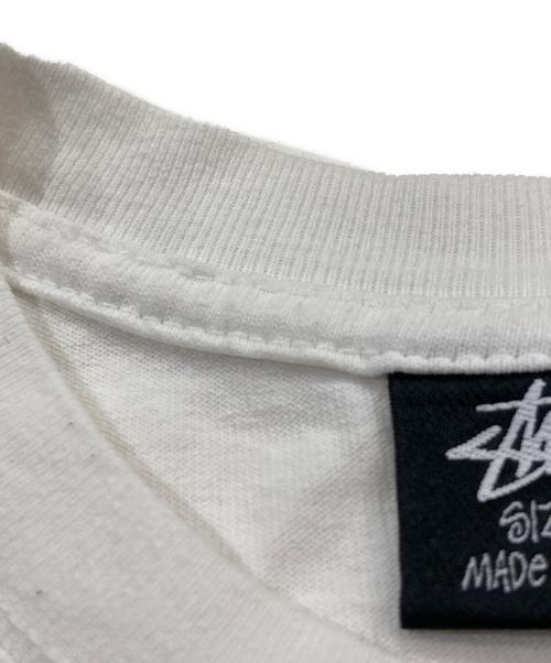 stussy（ステューシー）stussy (ステューシー) WITHERED FLOWER Tシャツ ホワイト サイズ:Mの古着・服飾アイテム