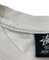 中古・古着 stussy (ステューシー) WITHERED FLOWER Tシャツ ホワイト サイズ:M：5000円