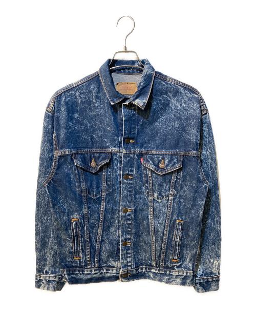 LEVI'S（リーバイス）LEVI'S (リーバイス) ケミカルウォッシュデニムジャケット インディゴ サイズ:Lの古着・服飾アイテム